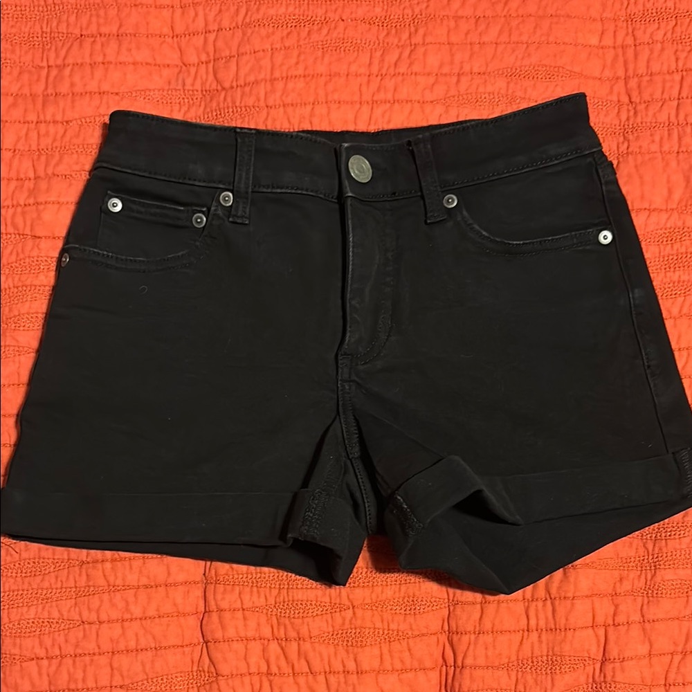 Lauren Conrad Black Women's Jean Shorts